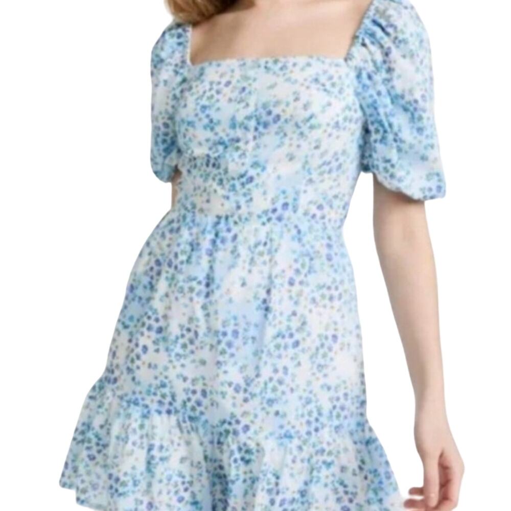 BB Dakota Women's Puffer Than You Blue Dress, NWT, Large